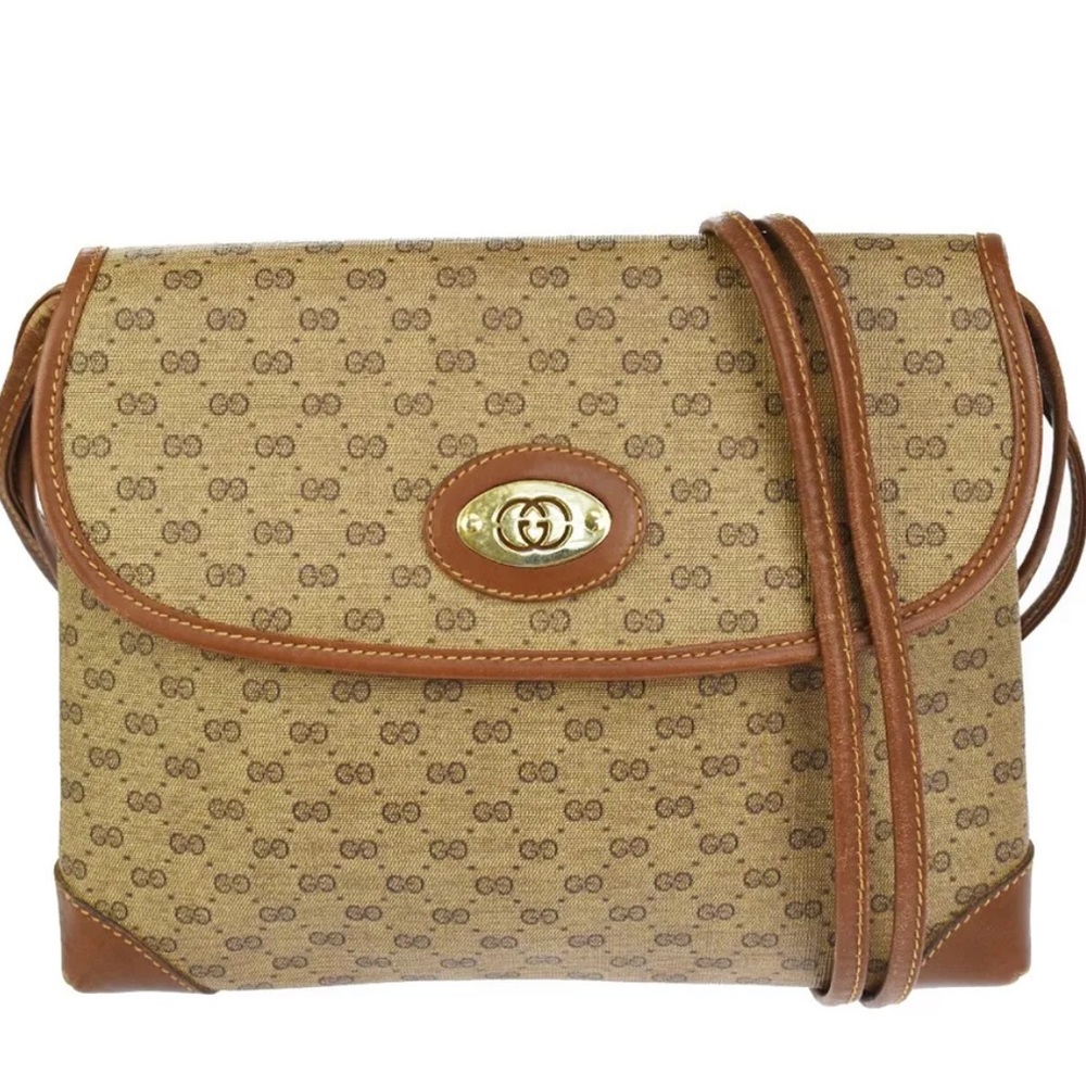 GUCCI MICRO GG LOGO CROSSBODY BAG